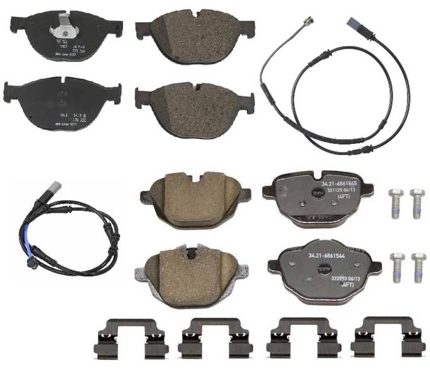 BMW Disc Brakes Kit - Pads Front and Rear